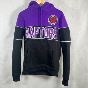 NBA Toronto Raptors Basketball Pullover Essential Hoodie Black Sz S /M Near MINT